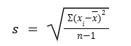 <p>average distance of data points from the mean</p><p>pros: best measure of variability</p><p>cons: not resistant to outliers</p>