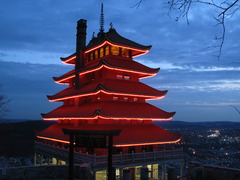 <p>(n): chùa</p>