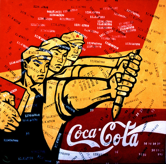 <p>Wang Guangyi, <em>The Great Criticism— Coca Cola, </em>1993 </p>