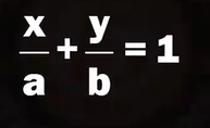 <p>given x and y-intercept</p>