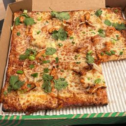 <p>Inspired by GP's pizza-loving son, Moses, this is a Cali classic reimagined. Topped with our BBQ sauce, pulled rotisserie chicken, shaved white onions, white cheddar, mozzarella cheese, fontina, and topped with scallions and fresh cilantro leaves</p><p>Guests can select if they would like it sliced or not sliced</p><p>Protein options: ● Replace Chicken with BBQ Mushrooms ● Add Extra Rotisserie Chicken $6.95 ● Add BBQ Mushrooms $5.95</p><p>Modification options: ● No Cheese ● No Scallions and Cilantro</p><p>Allergens: Dairy, Soy, Garlic</p>