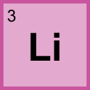 <p>Symbol: Li</p><p>Atomic Mass: 3</p><p>Atomic Number: 6.94</p>