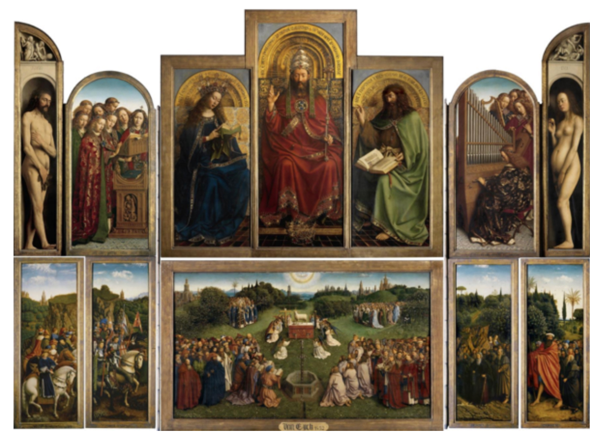 <p>Aanbidding van het Lamsgod</p>