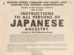<p>Detention centers where more than 100,000 Japanese Americans were relocated during World War II by order of the President.</p>