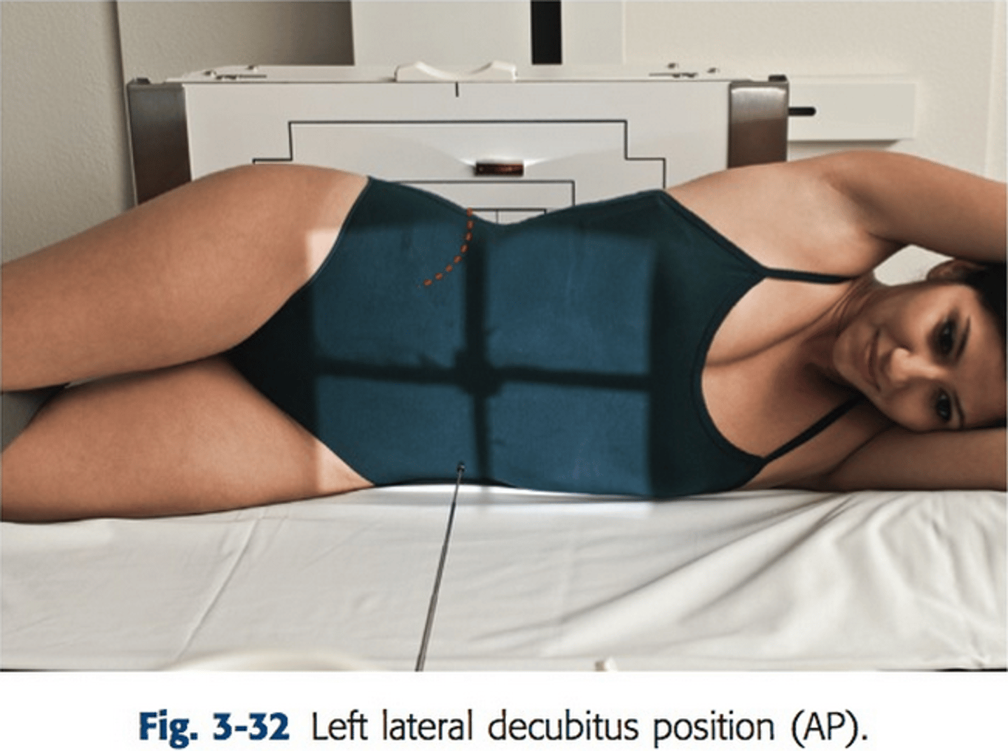 <p>- What exam is this?</p><p>- What is this exam used for?</p><p>- What is the SID?</p><p>- Is the patient shielded?</p><p>- How is the patient positioned?</p><p>- How long should the patient lie on their side before the</p><p>exam? What amount of time is preferred?</p><p>- What is the CR?</p><p>- What kind of beam is used?</p><p>- What are the breathing instructions?</p><p>- What anatomy is demonstrated?</p>