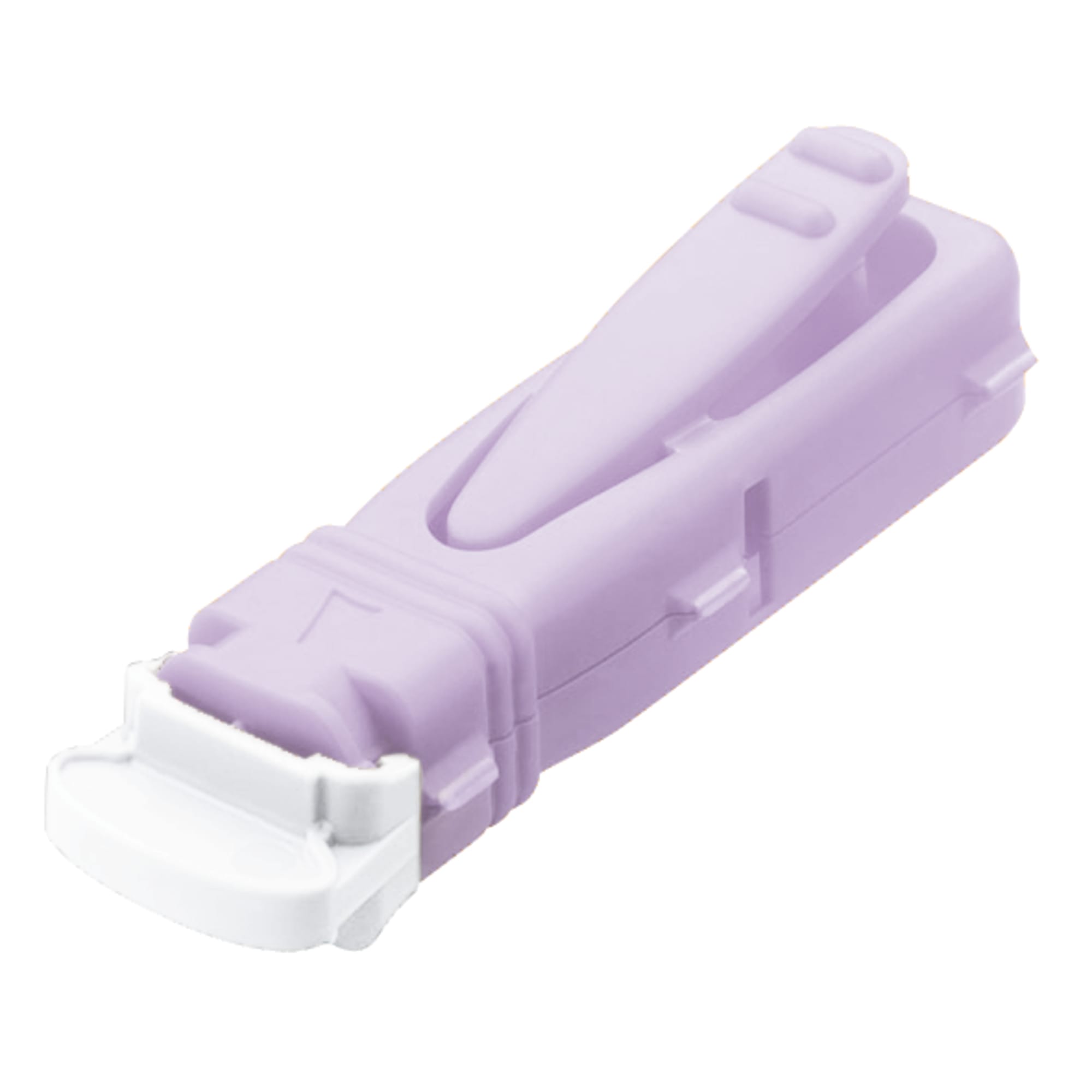 <p>A sterile, disposable device used to make a small skin puncture to obtain a blood sample, usually from a fingertip.</p>