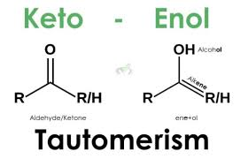 <p>process that converts ketones to enols and reverse. Can be acid or base catalyzed. </p>