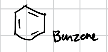 <p>A cyclic aromatic compound such as Benzene, substituent prefix phenyl-, and parent suffix benzene.</p>
