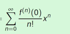 <p>You put it into the f<sup>(n)</sup>(a) part of the taylor series question</p>