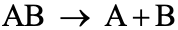<p><span>chemical bonds are <strong>broken</strong> to form a simpler chemical structure</span></p>