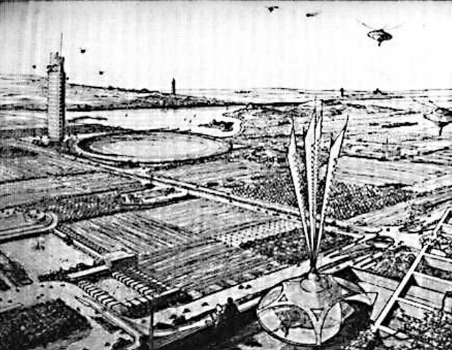 <p>Frank Lloyd Wright’s Broadacre City</p>