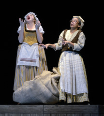 <p>the acting</p>
