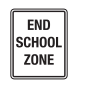 <p>End School Zone:</p>