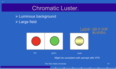 <p>How to create chromatic luster?</p>
