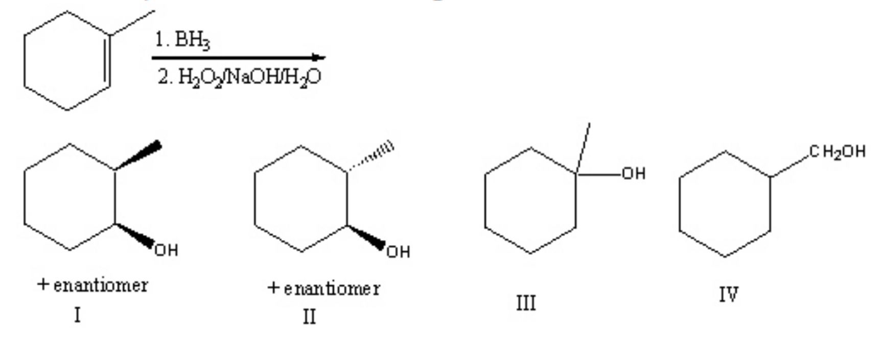 <p>Predict the product(s) for the following reaction.</p>