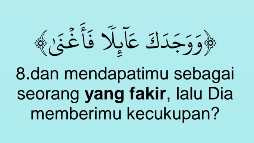 <p>8.Seorang fakir</p>