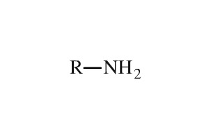 <p>Carbon single bonded to NH<sub>2</sub> (it’s like amide, without the oxygen double bond).</p>