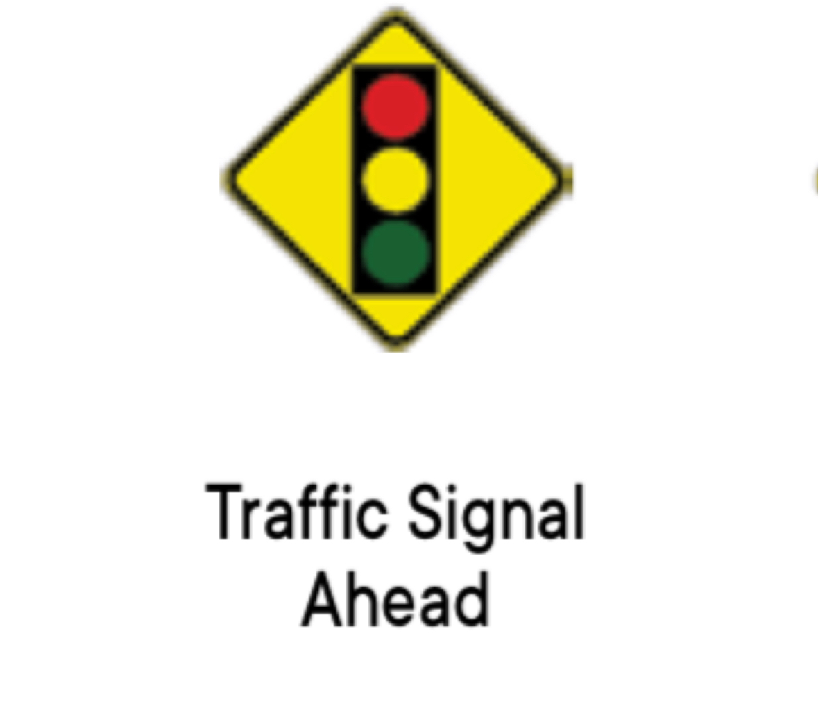<p>Warning signs </p>