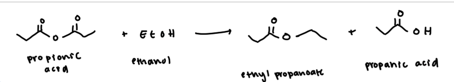 <p>because they will be competing nucleophiles and will want to react with acetic anhydride to form a carboxylic acid or ester instead of an amide (see balanced equation)</p><p></p>