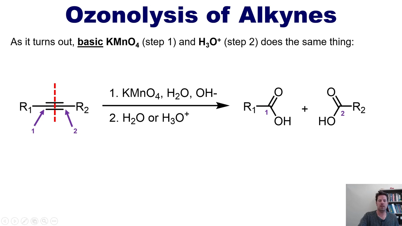 <p>Does the same thing as O3, but NEEDS TO BE BASIC AND H3O AFTER </p>