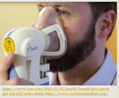 <p><span>In the body's normal metabolic processes, molecules called volatile organic compounds (VOCs) are produced. It's thought that cancer can create a different pattern of VOCs, which researchers hope to identify using the device. "Our goal is, can we spot these subtle differences?," Billy Boyle, co-founder and CEO at Owlstone Medical which developed the device, told CNN.</span></p>