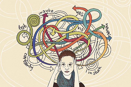 <p><mark>A circular and repetitive thinking pattern where your mind endlessly replays negative events, past mistakes, or worries without finding a solution</mark></p><p></p><p>To dwell on and repeat situations in your head about embarissing or negative moments.</p>