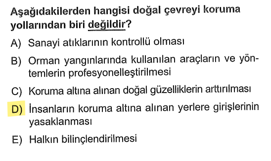 <p>Doğayı korumak "insanı hapsetmek" değil, "insanı bilinçlendirmektir". Yasaklamak sürdürülebilir bir çözüm değildir.</p>