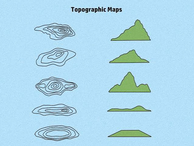<p>topographic maps</p>