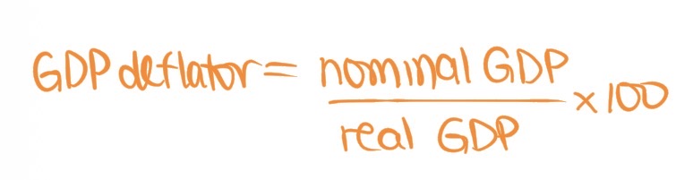 <p>If nominal GDP exceeds real GDP for a specific year, then the GDP deflator must be</p>