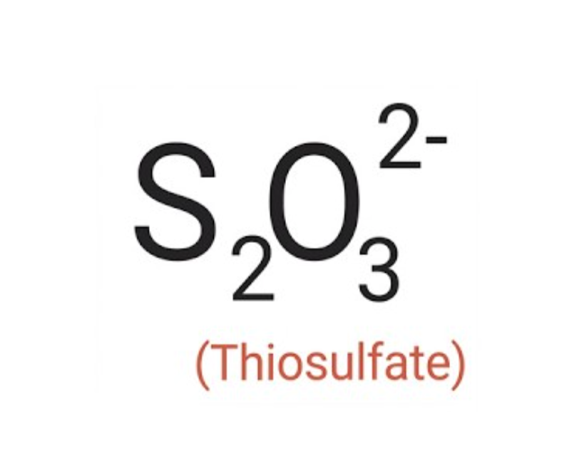 <p>What is the role of thiosulfate?</p>