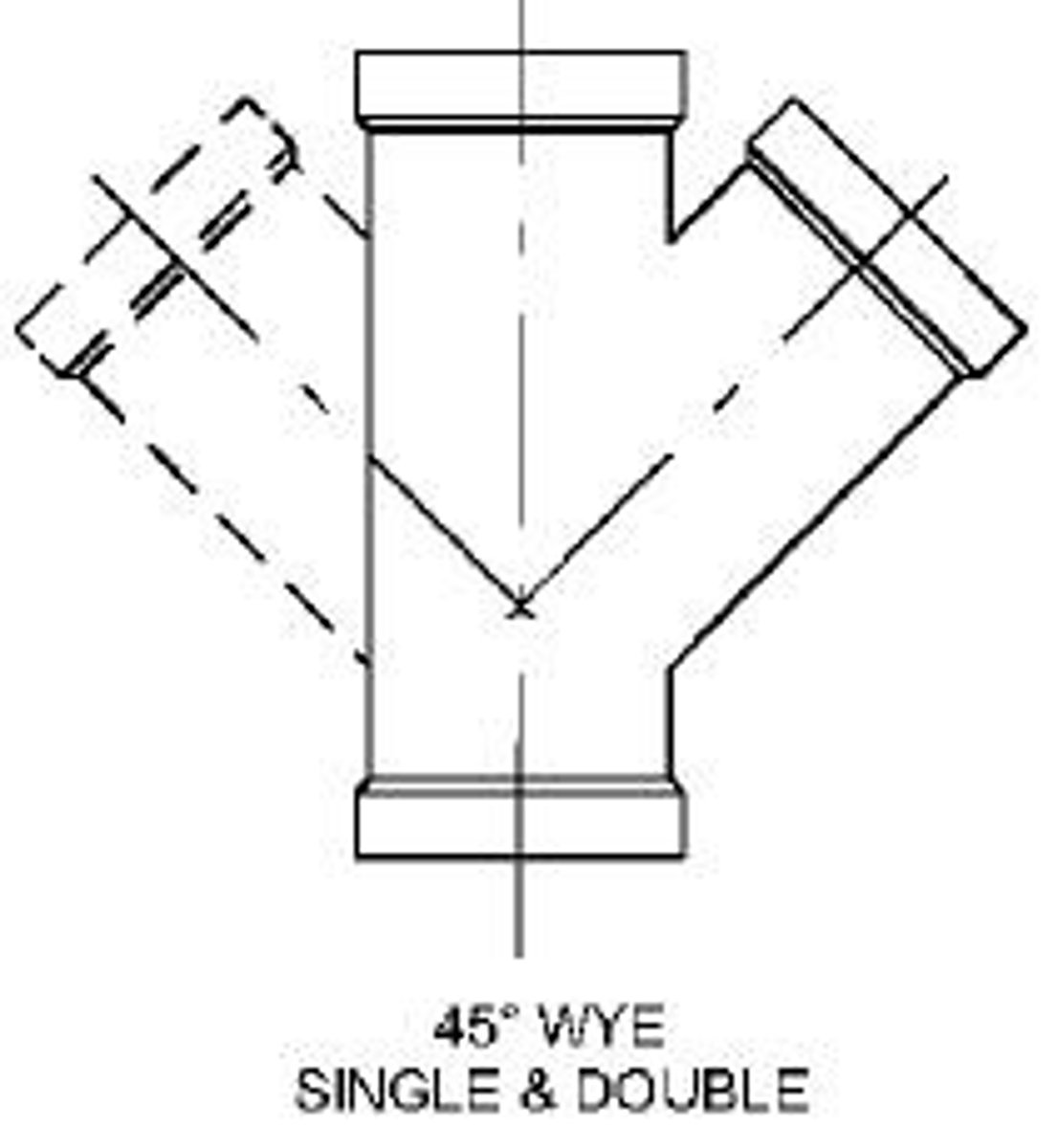 <p>A fitting used to connect a branch pipe into a straight run of piping at a 45° angle.</p>