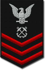 <p>Navy & Coast Guard: E-6</p>