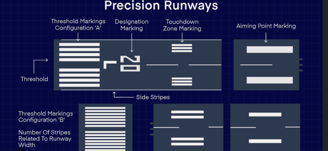<p>Precision Runway Markings</p>
