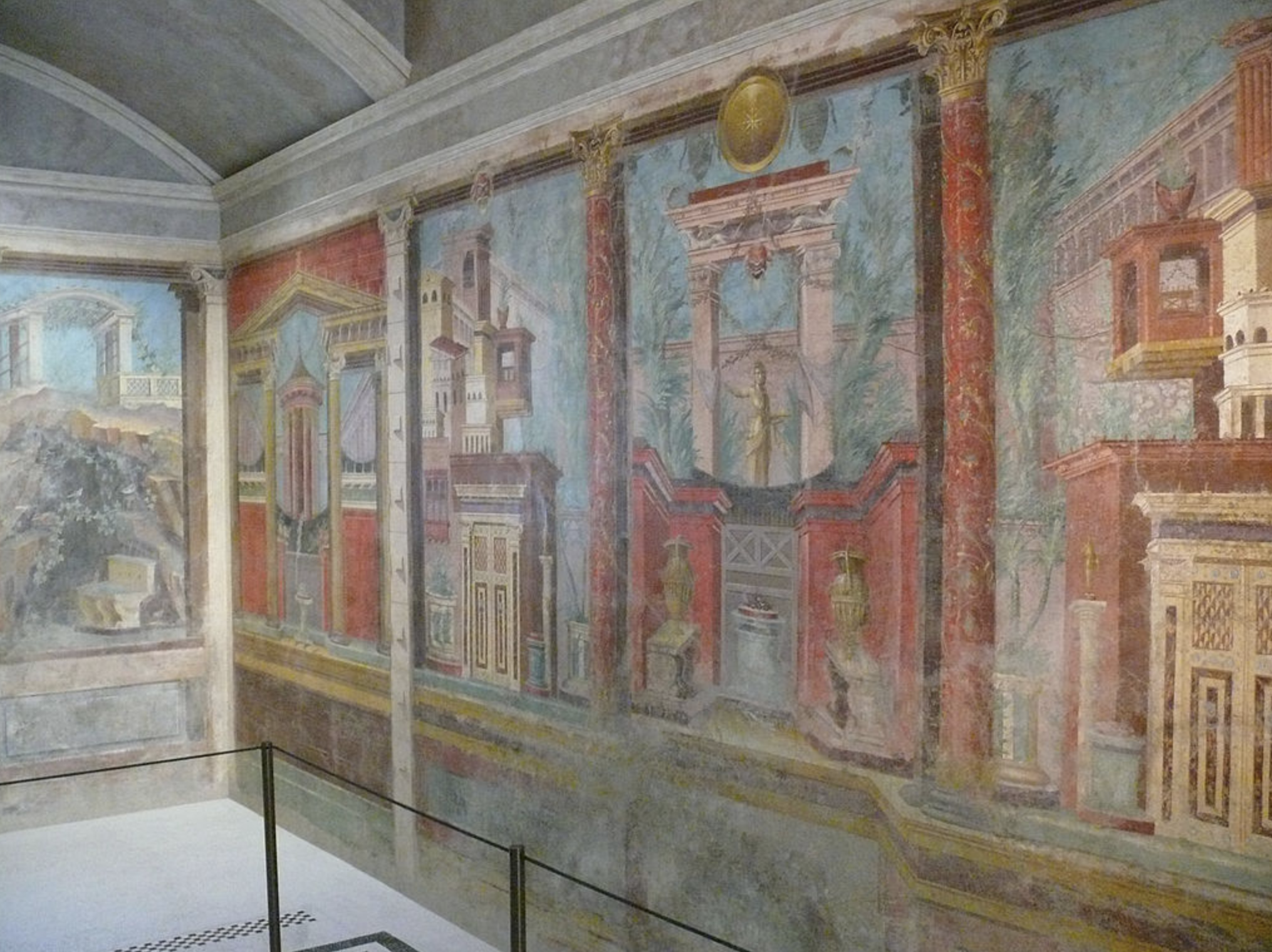 <p>Second Pompeian Style</p>