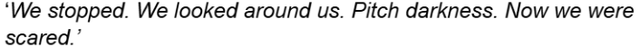 <p>Short sentences</p>