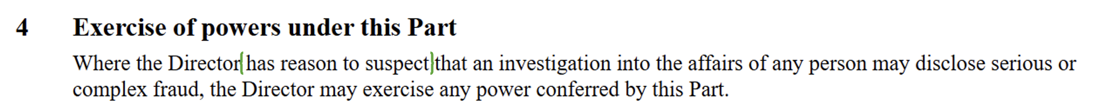 <ul><li><p><span>Suspicion can arise due to complaint or tip-off from an individual or derived from the insights of the SFO</span></p><ul><li><p><span>Whistle blowing; usually more impactful as a detection mechanism - an inside report into the failings of governance (</span></p></li><li><p><span>WB can be risky for individuals</span></p><ul><li><p><span>Risk of being ostracized</span></p></li><li><p><span>Risk of retaliation; perception of disloyalty; what if the whistle blower is wrong?</span></p><ul><li><p><span> Tension between wanting them to whistle blow and having them be comfortable but balancing the risks that come with whistleblowing.</span></p></li></ul></li></ul></li></ul></li></ul><p></p>