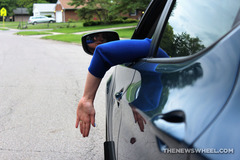 <p>What does the hand signal shown below indicate?</p>