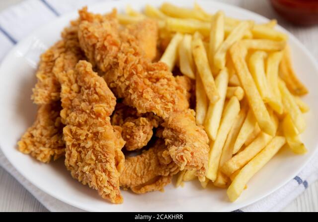 <p>Chicken tenders and fries </p>