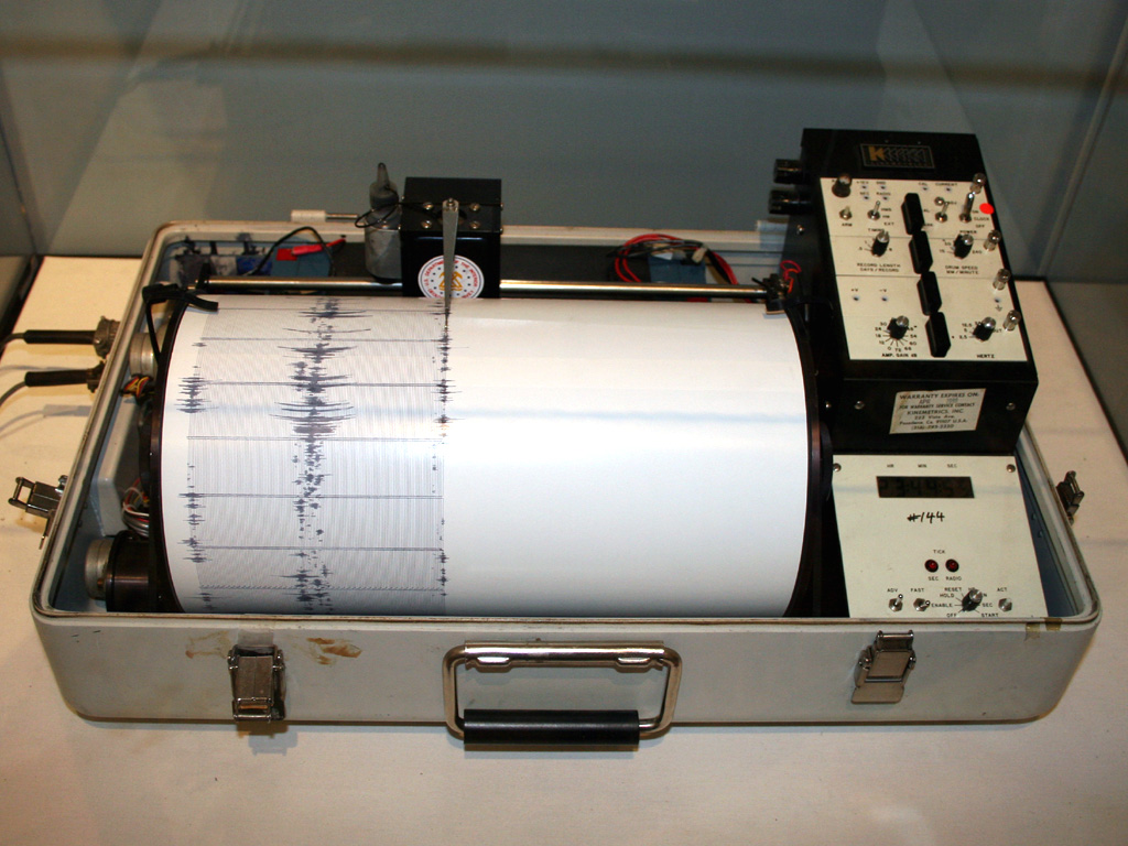 <p>An instrument used to detect, measure, and record ground vibrations caused by energy releases inside Earth.</p>