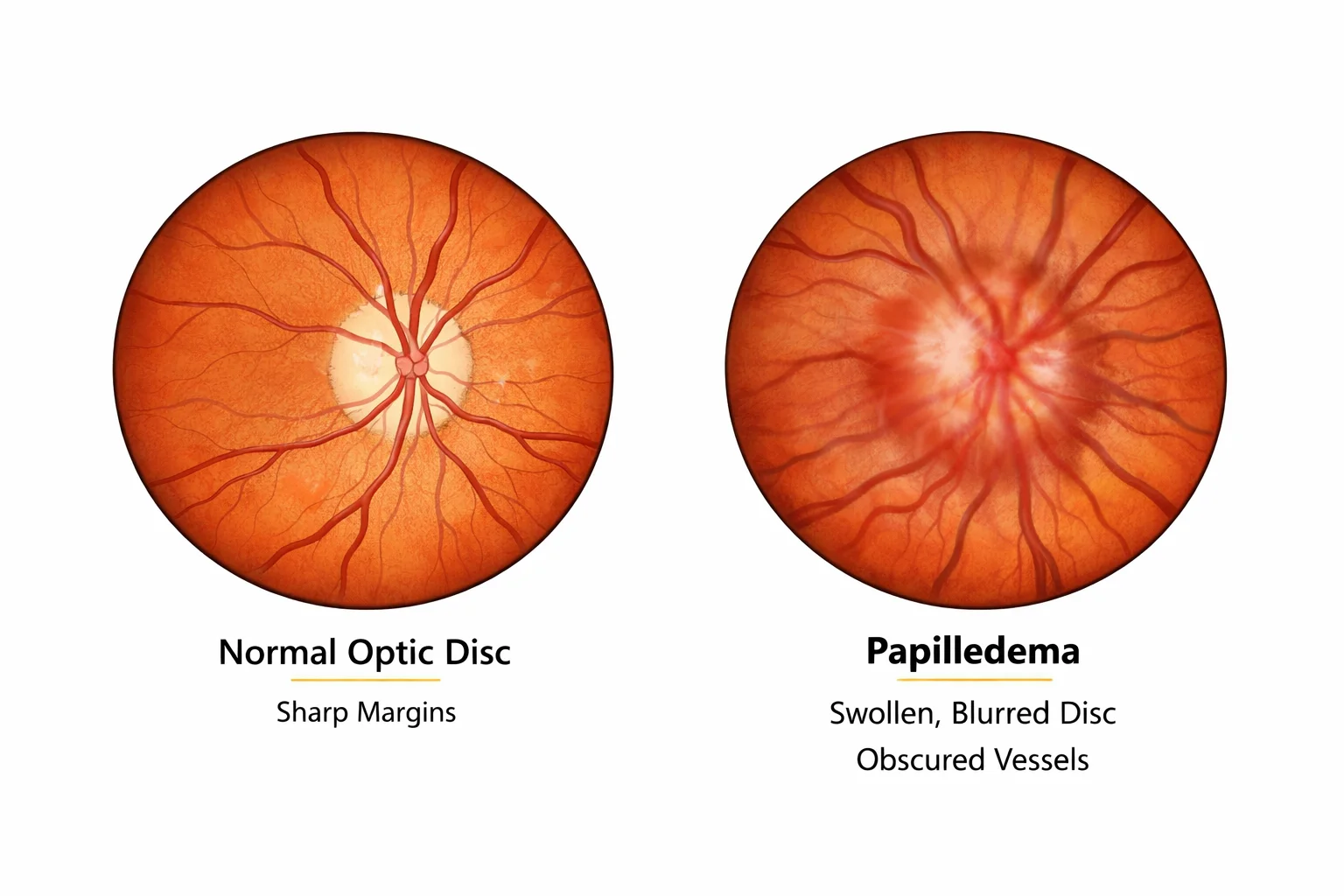 <p>stasis of blood flow out of the ocular fundus </p>