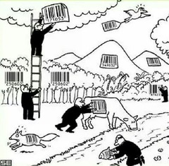 <p>Process of converting human, social or cultural value into market value</p>