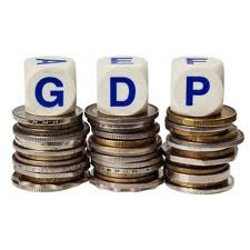 <p>A: By changes in real GDP.</p>