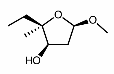 <p>Draw one diastereomer of the molecule</p>
