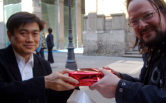 <p>to get, receive</p>