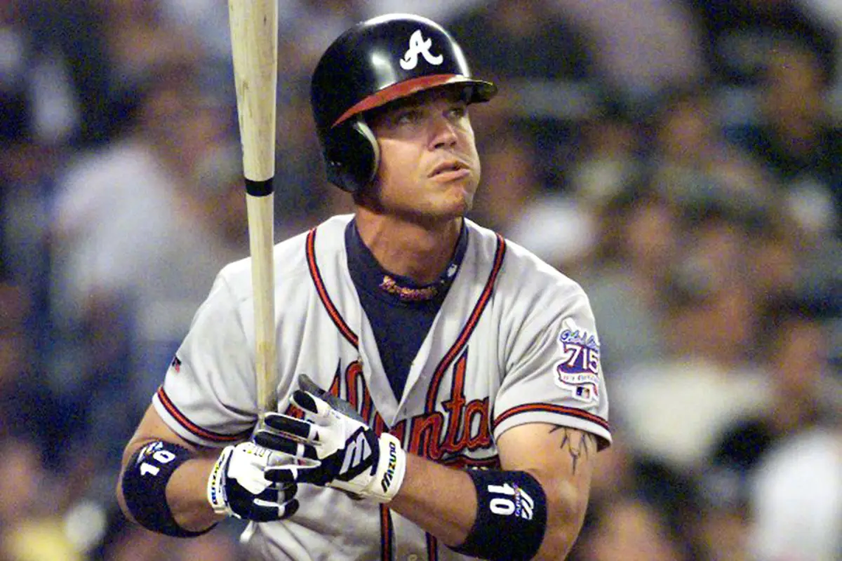 <p>3B Chipper Jones (ATL) (1st &amp; only of career)</p>