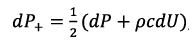 <p>½ (dP+pcdU)</p>
