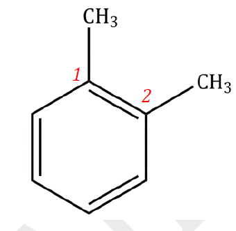 <p>C8H10 - 1,2-диметилбензол</p>