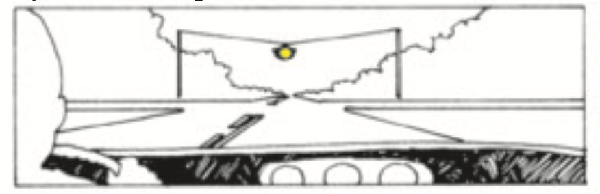 <p>The yellow flashing signal in the picture means:</p>