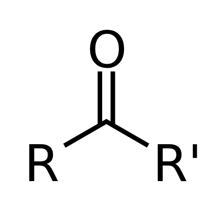 <p>R-CO-R; suffix -one</p>