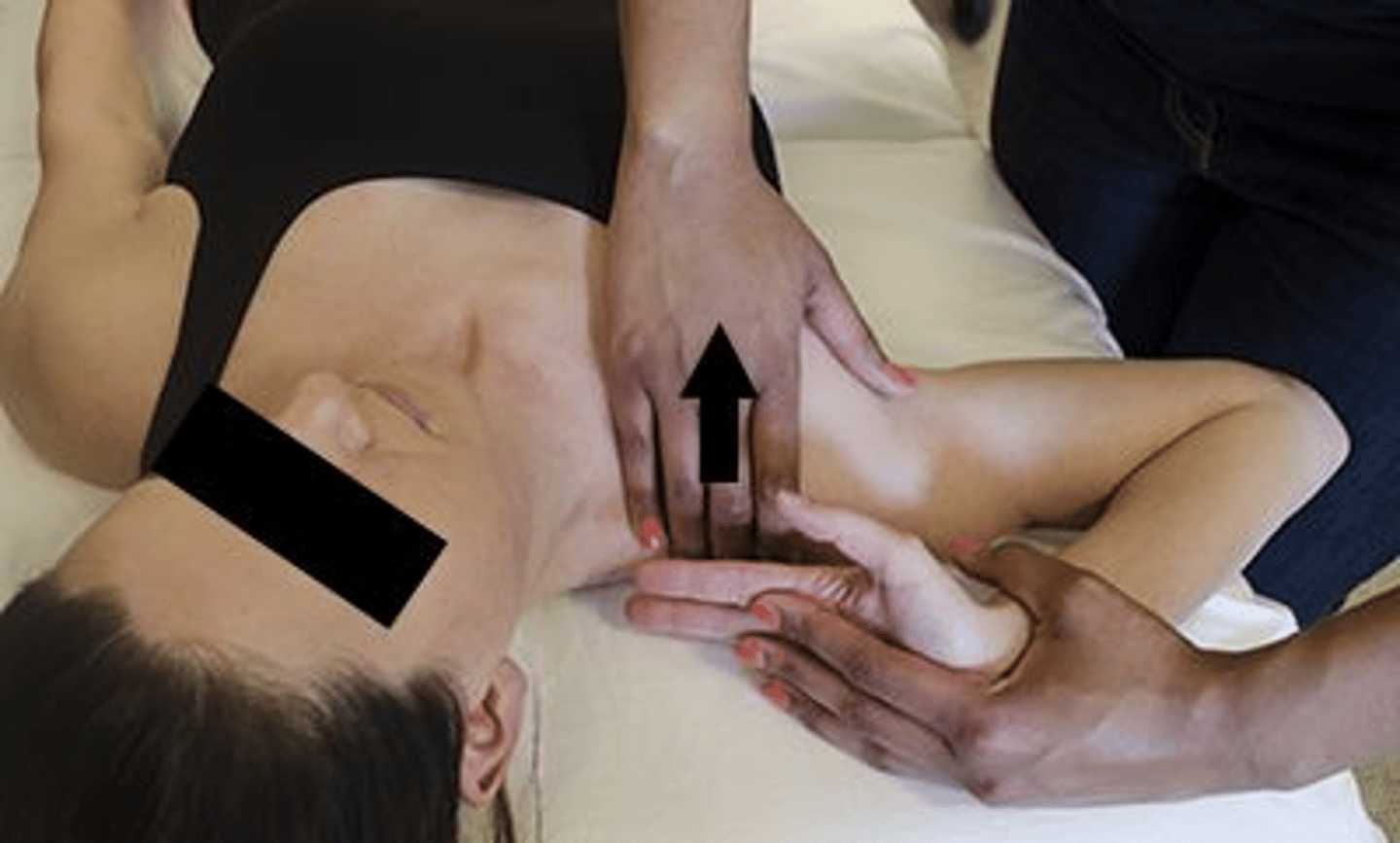 <p>3, 1</p><p>1. The nerve being stretched in the photograph is the ulnar nerve. The adductor pollicis is innervated by the ulnar nerve (nerve roots C7-C8, T1)</p><p>2. The pronator quadratus is innervated by the median nerve. The nerve being stretched in the photograph is the ulnar nerve.</p><p>3. The flexor pollicis longus is innervated by the anterior interosseous nerve, which is a branch of the median nerve. The nerve being stretched in the photograph is the ulnar nerve.</p><p>4. The abductor pollicis longus is innervated by the posterior interosseus nerve, which is a branch of the radial nerve. The nerve being stretched in the photograph is the ulnar nerve.</p>